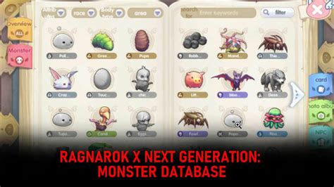 ragnarok mobile database.
